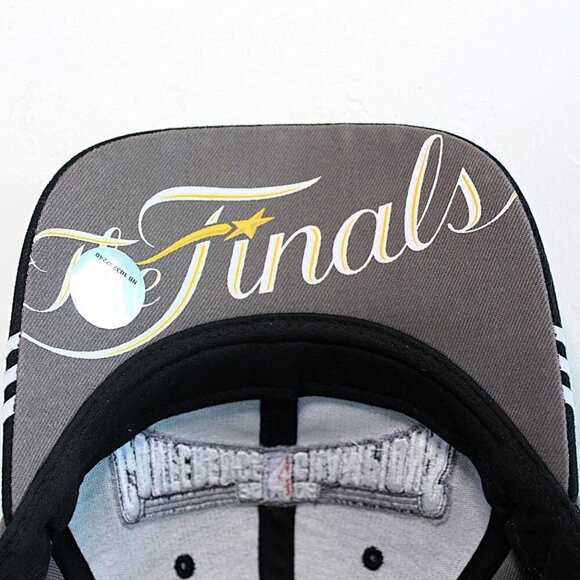 Adidas Hat Mens Womens One Size Fits All Black Gray 2008 Celtics Conference Cham - Picture 8 of 8